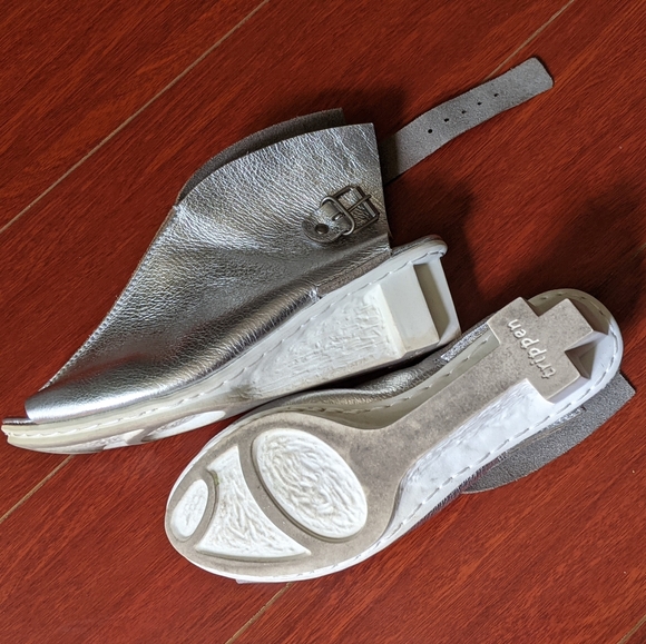 Trippen 38 silver mandarin nickel white soles cross - Picture 5 of 11